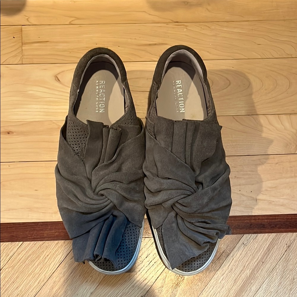 Kenneth Cole Reaction Gray Slip-On Sneakers
